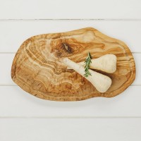 SelbraeHouse Olivenholz Schneidebrett mit Nut 45 x 24 cm