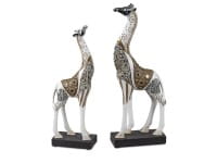 formano Kunststein Giraffen Luxor-creme, 30 + 34 cm, veredelt, 2er Set