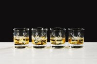 Scottish 4 Whiskybecher / Tumbler - Hirsch Ø 8,5 cm