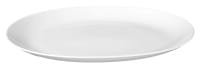 Seltmann Porzellan Lido Weiß uni Servierplatte oval 35 x 24 cm