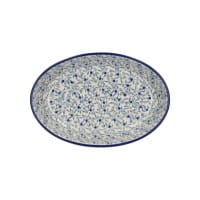 Bunzlau Castle Keramik Auflaufform oval 1,15 l - Blue Olive