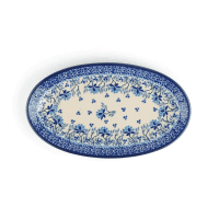 Bunzlau Castle Keramik Platte oval 21 cm Nr 1301 - Daydream