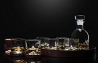 LIITON "The Peaks" Whiskeygläser mit Dekanter, 15-tlg. Luxus-Set