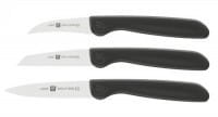 Zwilling Haushaltsmesser Messer Set 3-tlg Kunststoff Schwarz
