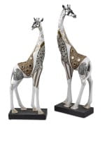 formano Kunststein Giraffen Luxor-creme, 41 + 45 cm, veredelt, 2er Set