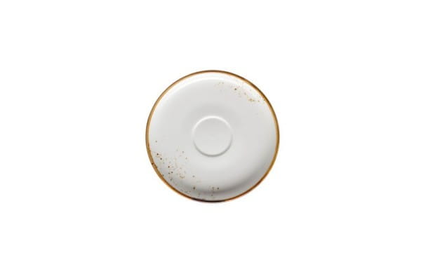Mäser Porzellan Pintar Weißbraun Kaffeeuntertasse 14 cm