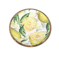 byRoom Scandinavian Mangoholz Schüssel Lemon Ø 38 cm, gelb