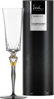 Eisch Glas Champagner Exklusiv Champagnerglas 596/71 grau in Geschenkröhre
