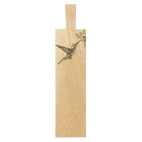 Scottish Eiche Servier-"Paddel" lang - Kolibri 65 x 15 cm