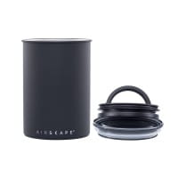 Airscape Edelstahl-Aromabehälter mittel, schwarz matt