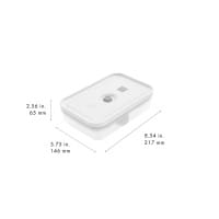 Zwilling Fresh & Save Lunchbox L Flach - Kunststoff Semitransparent-Grau