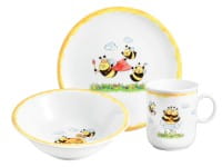 Seltmann Porzellan Compact Fleißige Bienen Kinder-Set 3-teilig W