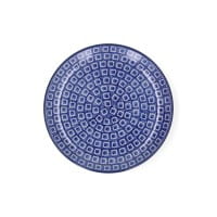 Bunzlau Castle Keramik Teller rund Ø 16 cm - Blue Diamond