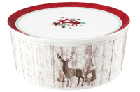 Seltmann Weiden Life Christmas Schale rund 5298 mit Deckel 21x9 cm