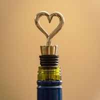 Scottish Edelstahl Flaschenverschluss - Love Heart 11 cm