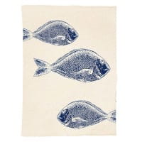 Scottish Leinen Geschirrtuch - Fisch 70 x 50 cm