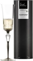 Eisch Glas Champagner Exklusiv Champagnerglas 596/75 Platin in Geschenkröhre