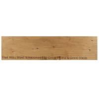 Scottish Eiche Servierplatte groß - Time Well Spent 60 x 15 cm
