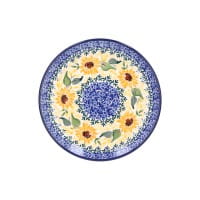 Bunzlau Castle Keramik Teller rund Ø 16 cm - van Gogh Sunflowers