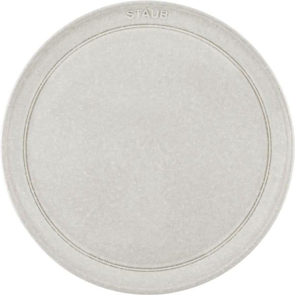 Staub Dining Line Keramik Teller Ø 26 cm Weißer Trüffel