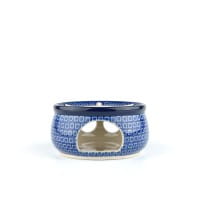 Bunzlau Castle Keramik Stövchen für Teekanne 1,3 l und 2,0 l - Blue Diamond