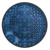 Mäser Steinzeug Tiles Blau Platzteller 33 cm