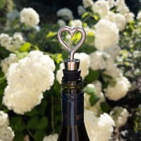 Scottish Edelstahl Flaschenverschluss - Love Heart 11 cm