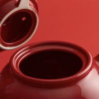 Price & Kensington Steingut Teekanne glänzend Rot, 450 ml