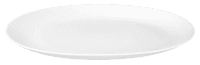 Seltmann Porzellan Liberty Weiß Servierplatte oval 35 x 24 cm