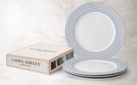Laura Ashley Blueprint Porzellan Candy Stripe 4-tlg Tellerset 26 cm