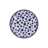 Bunzlau Castle Keramik Teebeutelteller rund Ø 10 cm - Crazy Dots