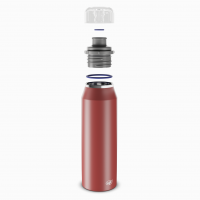 alfi Isoliertrinkflasche Endless Isulated Bottle FUSION mediterran red matt 0,5l