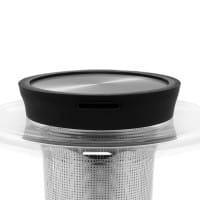 VIVA Skandinavia Infusion Glas-Teekanne mit Silikondeckel und Siebeinsatz, 1000 ml