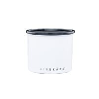 Airscape Edelstahl-Aromabehälter klein, Weiß matt