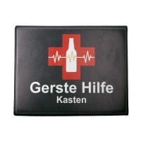 Gilde Sitzpolster für Getränke-/Bierkiste "Gerste Hilfe Kasten" 34 x 44 cm