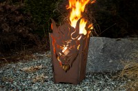 Ferrum Art Design Rost Feuerkorb "Teufel"