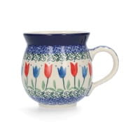 Bunzlau Castle Keramik Becher Farmer 370 ml - Tulip Royal