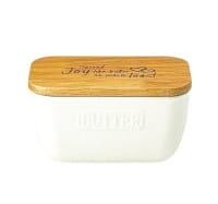 Scottish Butterdose - Spread Joy, Weiß 14,5 x 9 cm