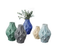 Königlich Tettau Porzellan T.Atelier Vase 20/02 Sandbeige 21 cm