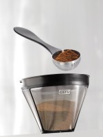 GEFU Kaffeefilter Dauereinsatz ARABICA Schwarz/Silber