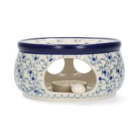 Bunzlau Castle Keramik Stövchen für Teekanne 1,3 l und 2,0 l - Blue Olive