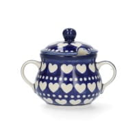 Bunzlau Castle Keramik Zuckerdose 200 ml - Blue Valentine