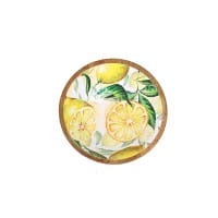 byRoom Scandinavian Mangoholz Schüssel Lemon Ø 18 cm, gelb