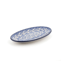Bunzlau Castle Keramik Platte oval 21 cm Nr 1301 - Tender Twigs