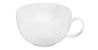 Seltmann Porzellan Lido Weiß uni Milchkaffeeobertasse 0,35 l