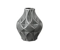 Königlich Tettau Porzellan T.Atelier Vase 20/02 Perlgrau 11 cm