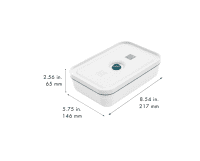 Zwilling Fresh & Save Lunchbox L Flach - Kunststoff Weiß-La Mer