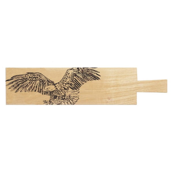 Scottish Eiche Servier-"Paddel" lang - Adler 65 x 15 cm