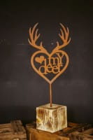 Ferrum Art Design Rost Elchherz "my deer"