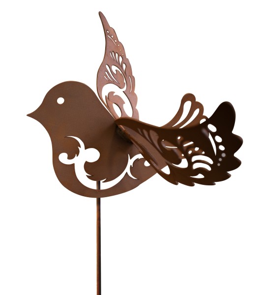 Ferrum Art Design Rost Vogel Tweety, Gr.I, auf 100 cm Stab
